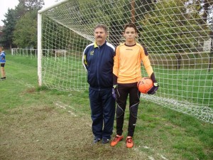  Јован Милић са тренером Драганом Ресавцем