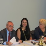 председник Ротари клуба Марија Стевановић са уводничарима